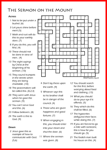 Bible Crossword Puzzles Printable With Answers That Are Crush Tristan 